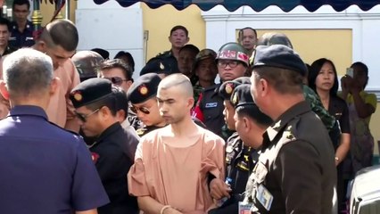 Two men charged with Bangkok shrine bomb attack