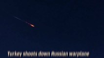 Video‬ footage shows Turkey shooting down a Russian warplane