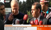 Galatasaray'ın yeni teknik direktörü Mustafa Denizli ve Dursun Özbek'in açıklamaları