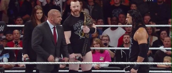 Rusev returns and attacks Roman Reigns - WWE RAW 23 November 2015