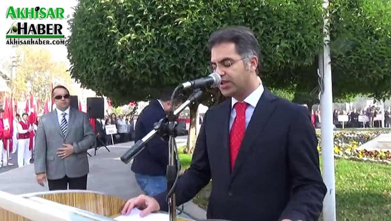 Akhisar'da 24 Kasım Öğretmenler Günü Çelenk Programı