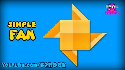 Paper Origami Instructions - How To Fold Simple Fan