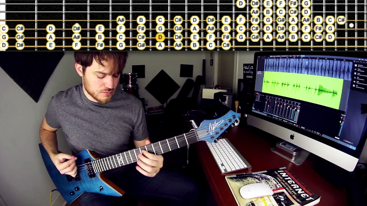 Utiliser toutes les cases d'une guitare dans la même chanson - Every Fret Song