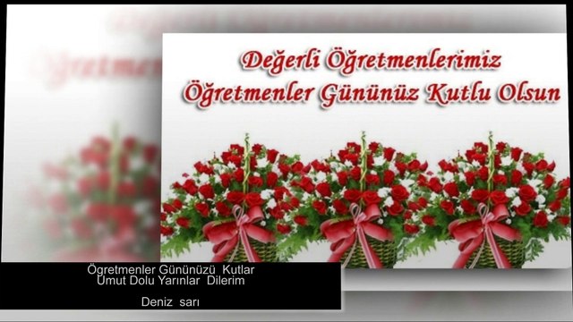 Ögretmenler Günü Kutlu Olsun
