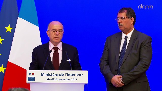 Conférence de presse de Bernard Cazeneuve avec le CFCM