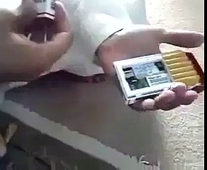 amazing mobile phone in shape of cigerate box.