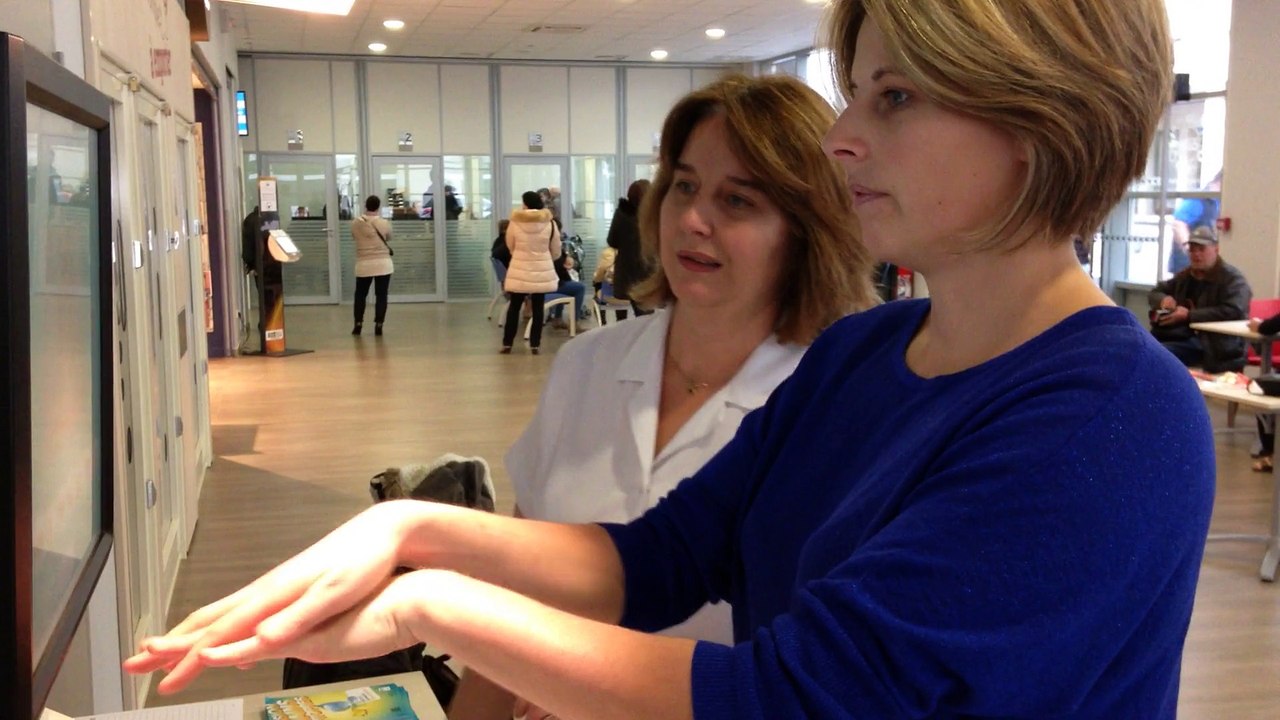 Bien se laver les mains à l'hopital d'Epernay