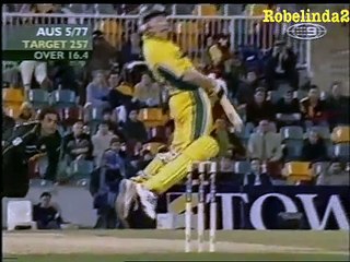 Shoaib Akhtar BRUTAL BOUNCER to Shane Watson 2002 In GABBA Ground ... Must Watch