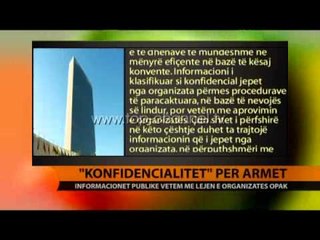"Konfidencialitet" për armët - Top Channel Albania - News - Lajme