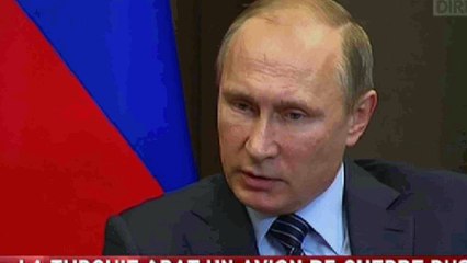 Poutine : « un coup porté dans le dos par les complices des terroristes »