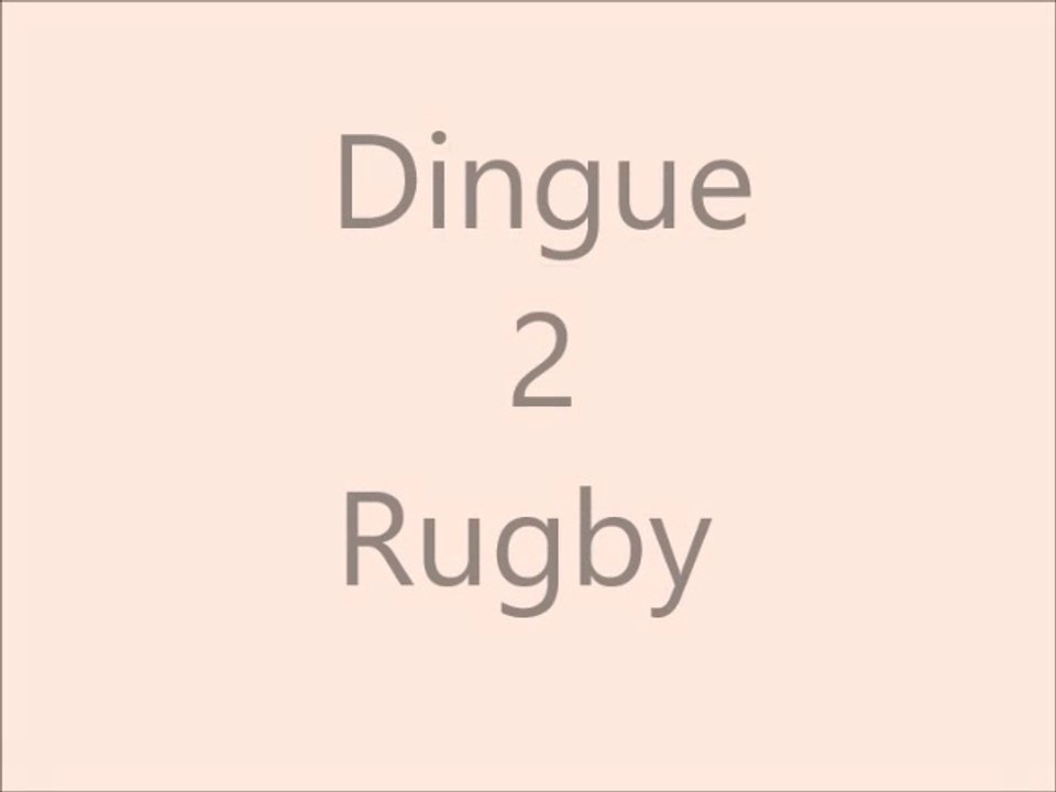 Le rugby l'a rendu Dingue