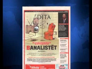 SHTYPI I DITES TITUJT KRYESORE TE FAQEVE TE PARA TE GAZETAVE SHQIPTARE 21 NENTOR 2013