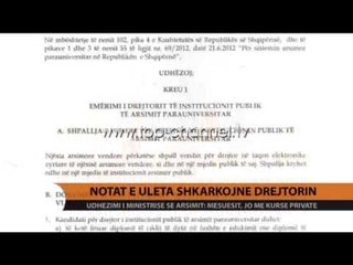 Arsimi, notat e ulta shkarkojnë drejtorin - Top Channel Albania - News - Lajme