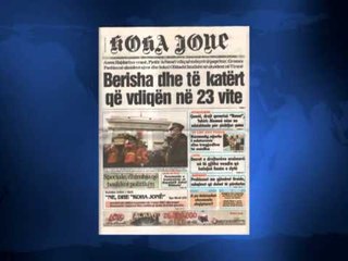 SHTYPI I DITES TITUJT KRYESORE TE FAQEVE TE PARA TE GAZETAVE SHQIPTARE 22 NENTOR
