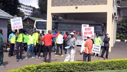 Runners storm Athletics Kenya offices in graft prote