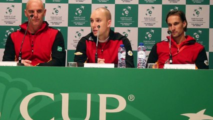 Coupe Davis 2015 - Steve Darcis : "Je me sens très bien, j'ai de bonnes sensations"