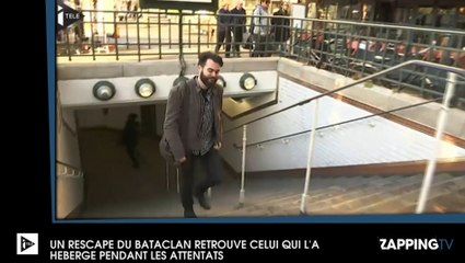 Attentats de Paris : Un rescapé du Bataclan retrouve celui qui l'a hébergé le soir de la fusillade