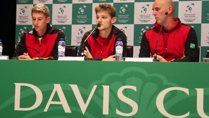 Coupe Davis 2015 - David Goffin : "Ce sera différent contre Murray"
