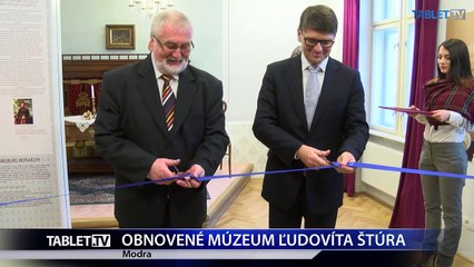 OBNOVENÉ MÚZEUM ĽUDOVÍTA ŠTÚRA