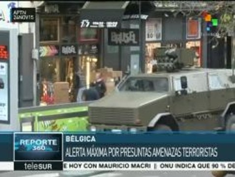 Bélgica: mantienen alerta ante amenazas terroristas