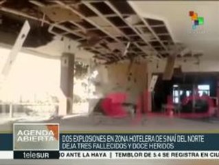 Egipto: explosiones en zona hotelera dejan tres muertos y 12 heridos