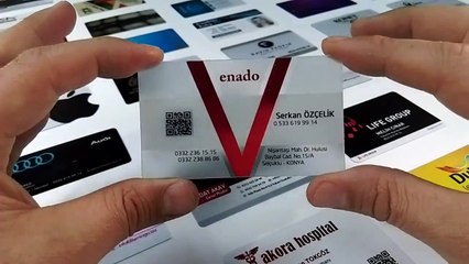 Şeffaf Kartvizit - V