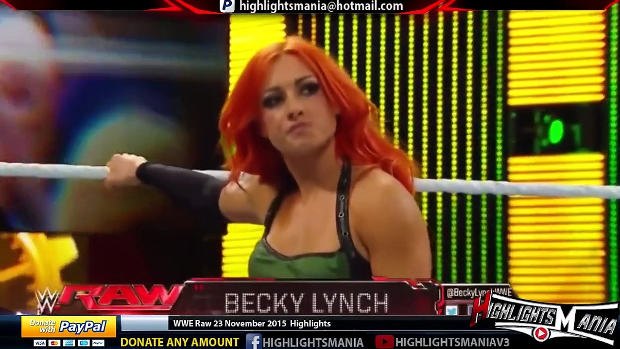 WWE Raw 23 November 2015 Highlights - wwe raw 11-23-15 highlights- JOHN CENA RETURNS!!!!!!!!!!!