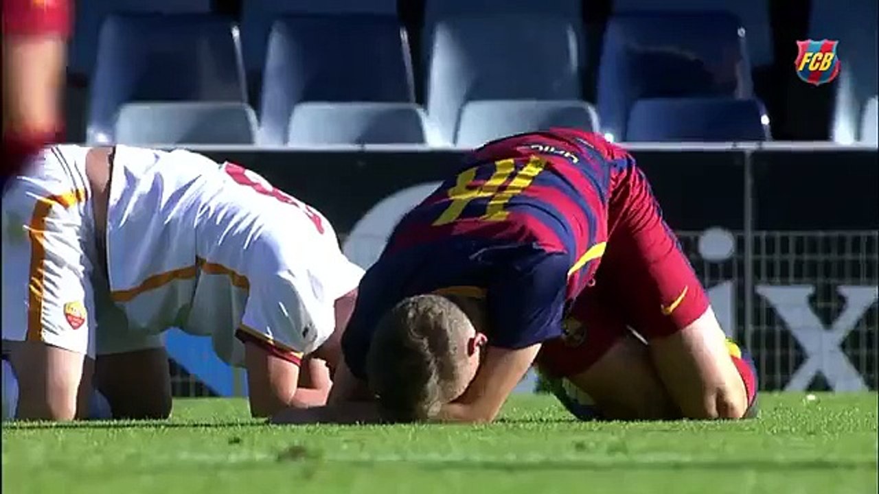 FC Barcelona 3-3 AS Roma ~ [Youth League] - 24.11.2015 - All Goals & Highlights