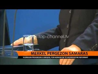 Download Video: Samaras takon Merkel në Berlin - Top Channel Albania - News - Lajme