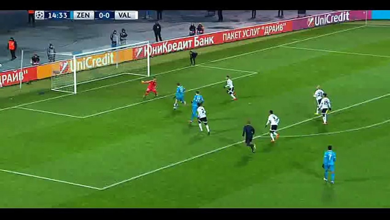 Goal Shatov - Zenit Petersburg 1-0 Valencia - 24-11-2015