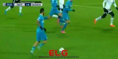 Danny Alves Amazing Long Shot - Zenit Pt. 1-0 Valencia - Champions League 24-11-2015 HD