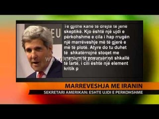 Marrëveshja me Iranin - Top Channel Albania - News - Lajme