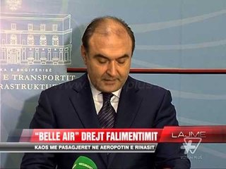 "Belle air" drejt falimentimit, pezullon fluturimet - News, Lajme - Vizion Plus