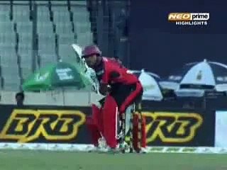 Dilshan Munaweera 6 fours in 1 over _ 4 4 4 4 4 4 vs Dilshan _ BPL 2015
