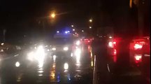 فيديو  اجلاء المصابين في انفجار الحافلة من قبل سيارات الاسعاف