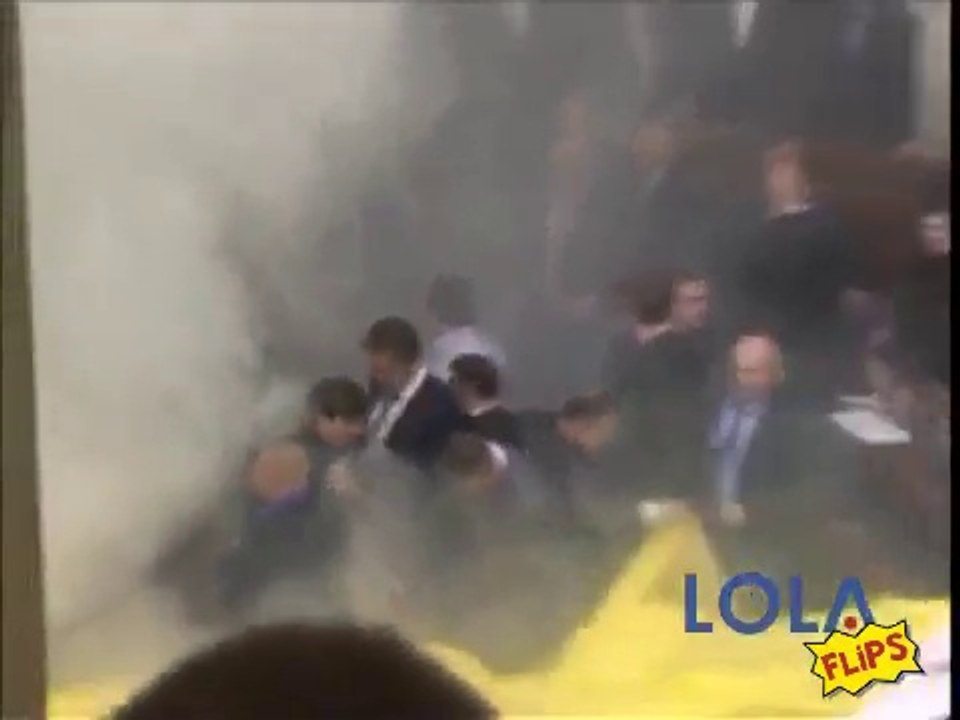 Huge Fight in Parliament