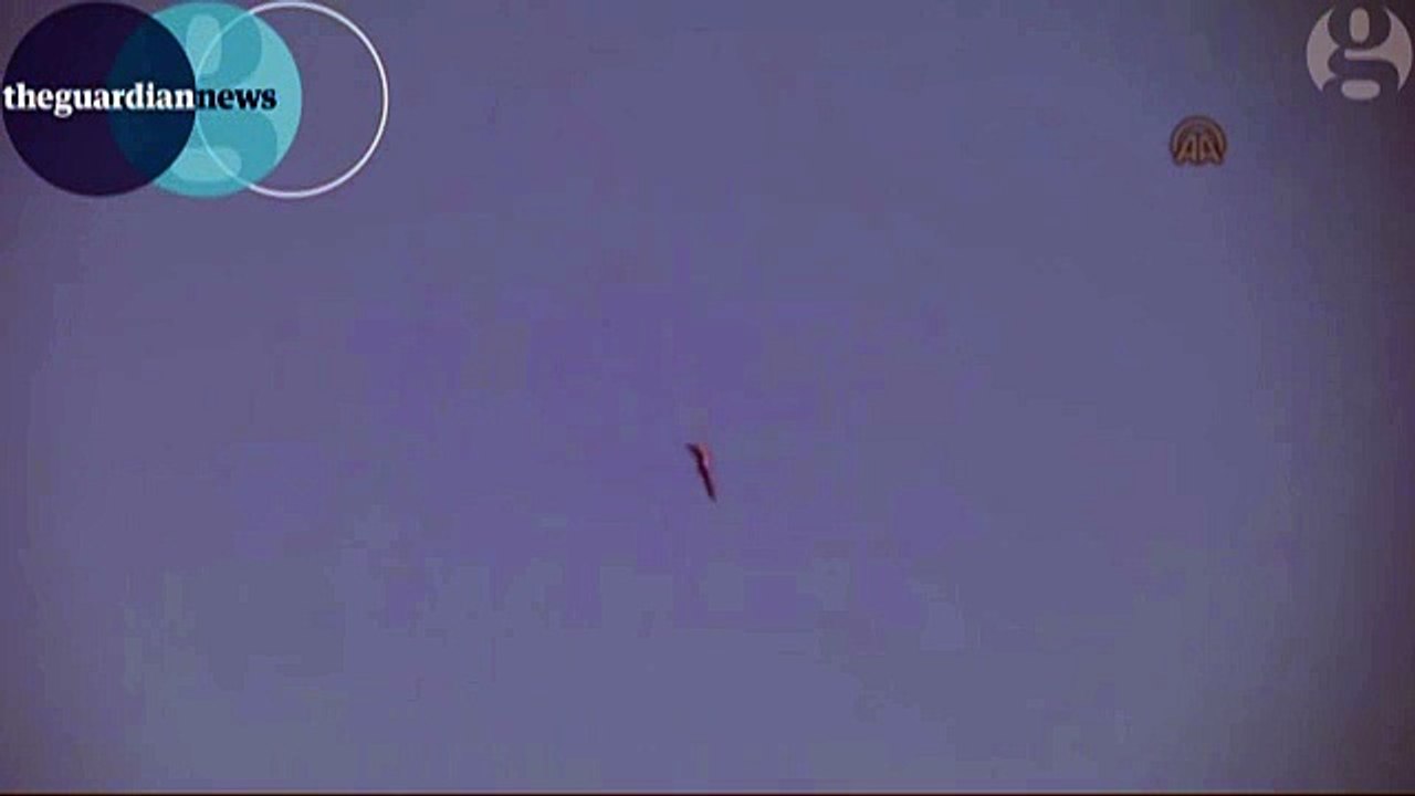 Turkish F-16 jet shot down Russian SU-24 jet at Syria border - 24 Nov 2015