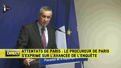 Attentats de Paris: la conférence de presse de François Molins