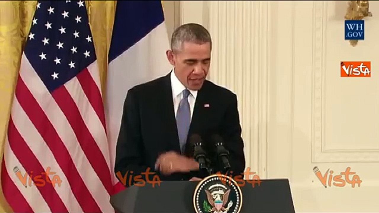 Obama en français : " Nous sommes tous Français " !