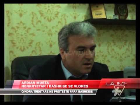 Vlorë, qindra tregtarë në protestë për unazën - News, Lajme - Vizion Plus