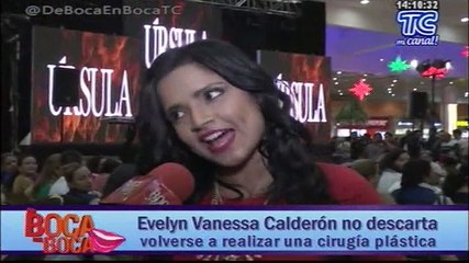 Evelyn Calderón no descarta volverse a realizar una cirugía plástica