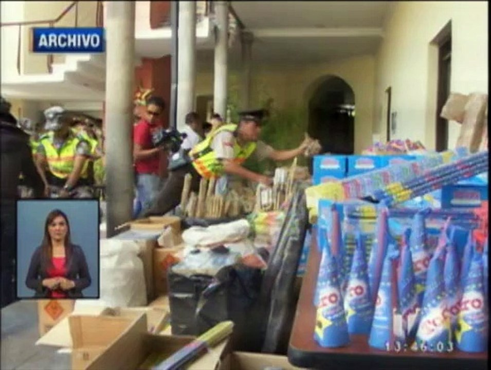 Inició la campaña "Pirotecnia responsable”