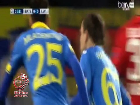اهداف مباراة ( باتي بوريسوف - روسيا البيضاء 1 - 1 باير ليفركوزن - ألمانيا ) دورى ابطال اوروبا
