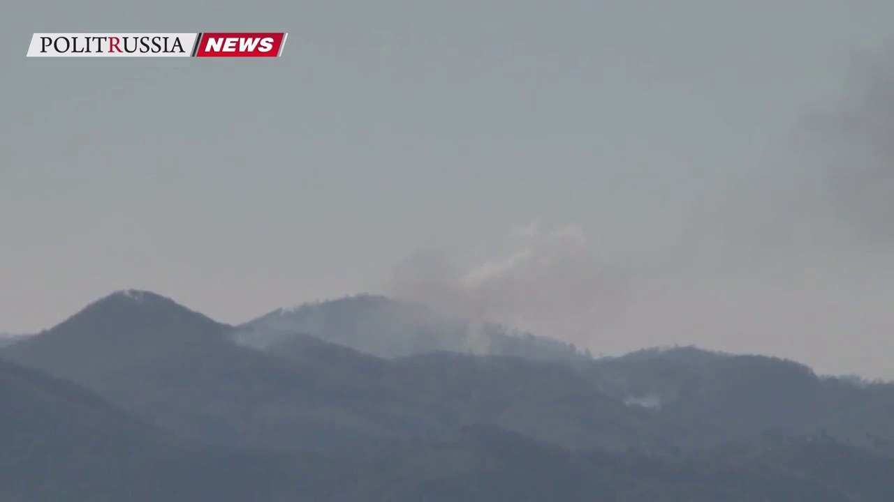 Российский истребитель Су-24 был сбит в небе над Сирией