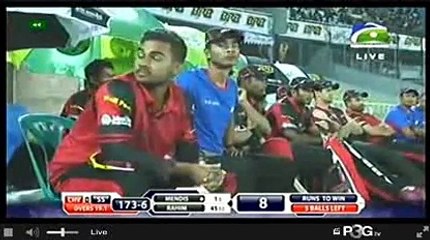 Muhammadamir amir  Last over today´s BPL Match2015