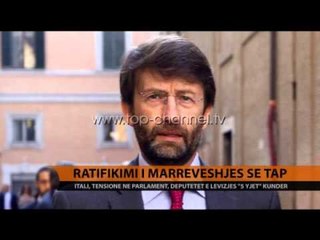 Ratifikimi i marrëveshjes së TAP - Top Channel Albania - News - Lajme