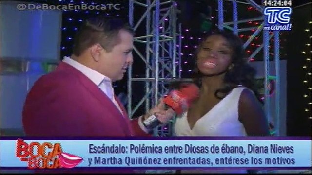 Polémica entre Diosas de ébano, Diana Nieves y Martha Quiñónez enfrentadas