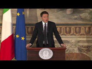Roma - Renzi è intervenuto sul tema “Italia, Europa. Una risposta al terrore” (24.11.15)