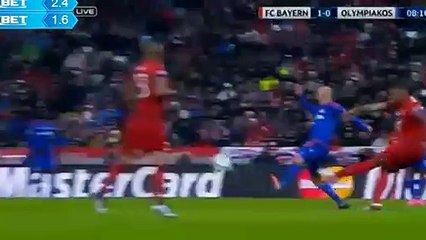 1-0 Douglas Costa GOAL- Bayern Munich v. Olympiakos 24.11.2015 HD