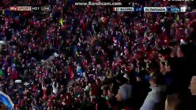 Douglas Costa Goal 1-0 Bayern Munich vs Olympiakos Piraeus Champions League 24.11.2015